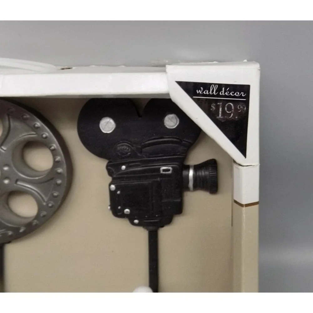 Home Theater Wall Hooks Camera Clapboard Reel ICA Home Decor New